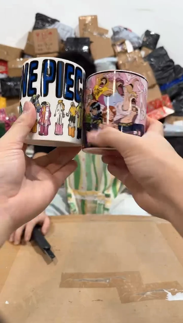 瓷片海贼王25周年对杯