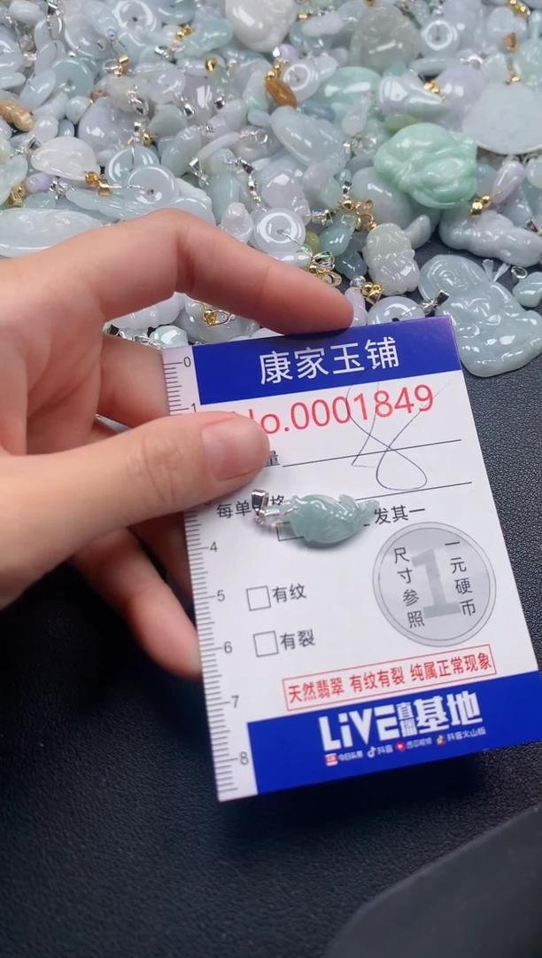 吊坠(不含链)未镶嵌翡翠1849