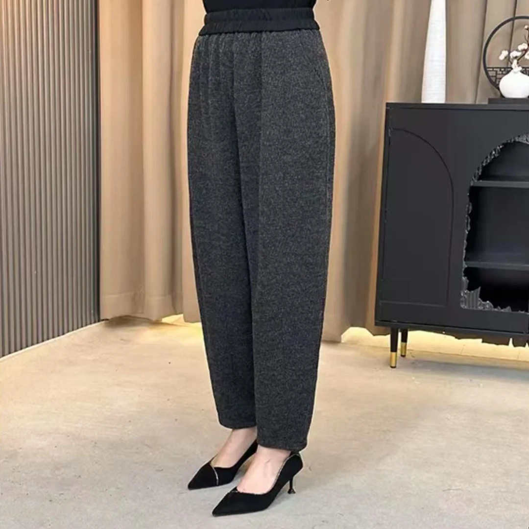 哈伦裤春季百搭宽松遮肉遮胯衣服时尚通勤休闲垂感修身新款长裤