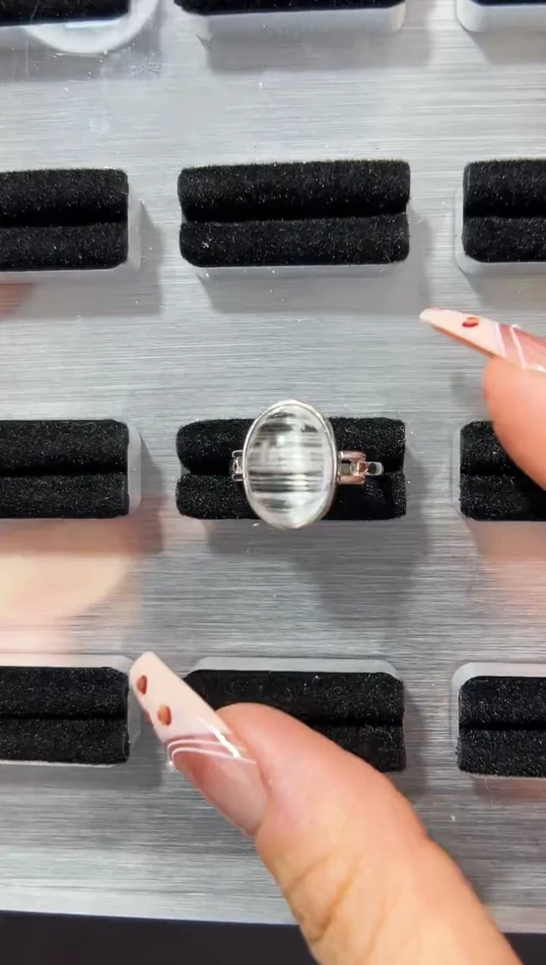 【闪购商品】托帕石戒指银S925镶嵌发一（57）