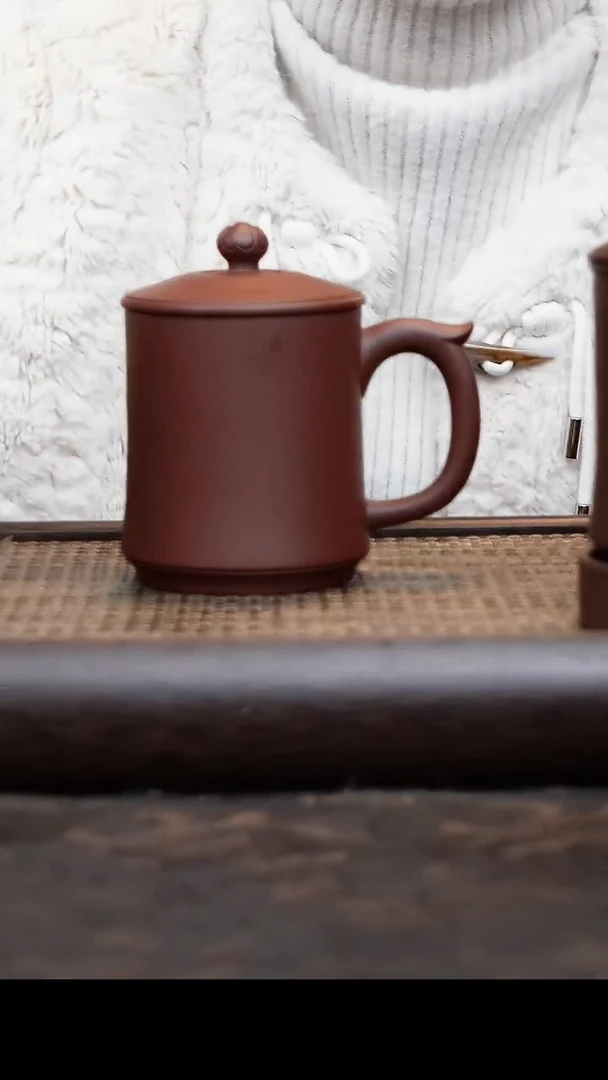 【闪购商品】紫砂茶杯底槽清莲子