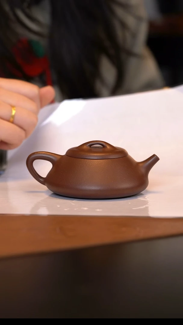 茶壶紫砂小*。宜兴原矿紫砂壶