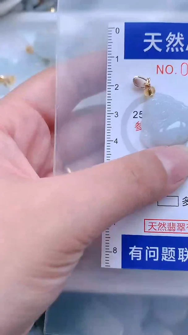 翡翠未镶嵌吊坠(不含链)1