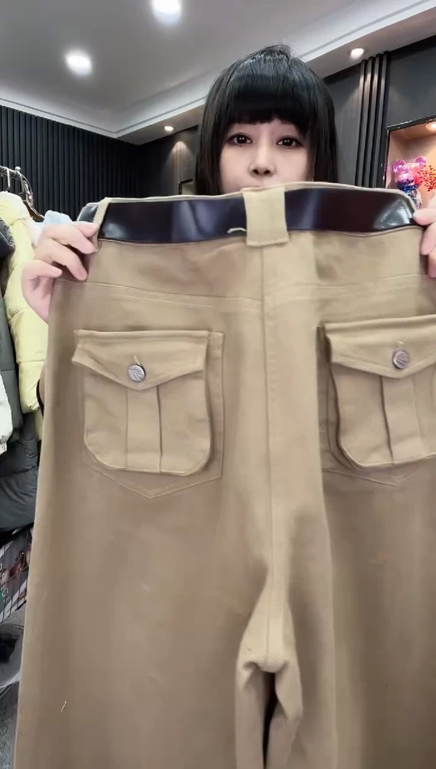 88936牛仔裤---卡其色