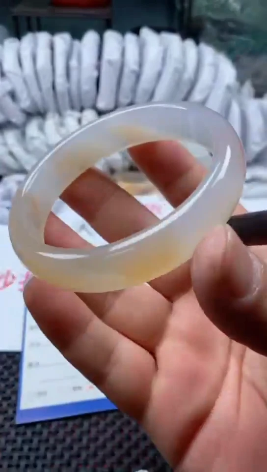 【闪购商品】玛瑙/玉髓手镯未镶嵌450-62多样性发货看清圈口下单