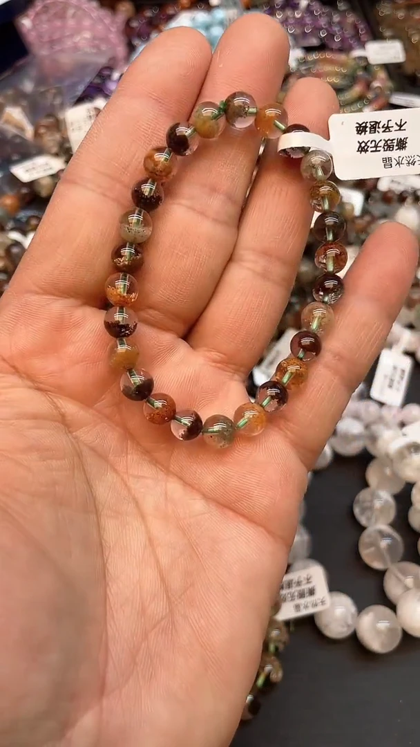 【闪购商品】水晶手链未镶嵌43 四季幽灵7mm