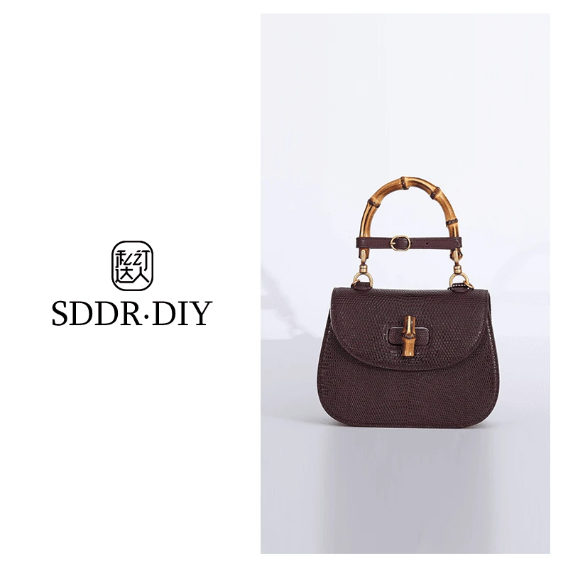 AI.BAGBURRY2025春季新款雅丹女士真皮百搭时尚蜥蜴皮手拎女包