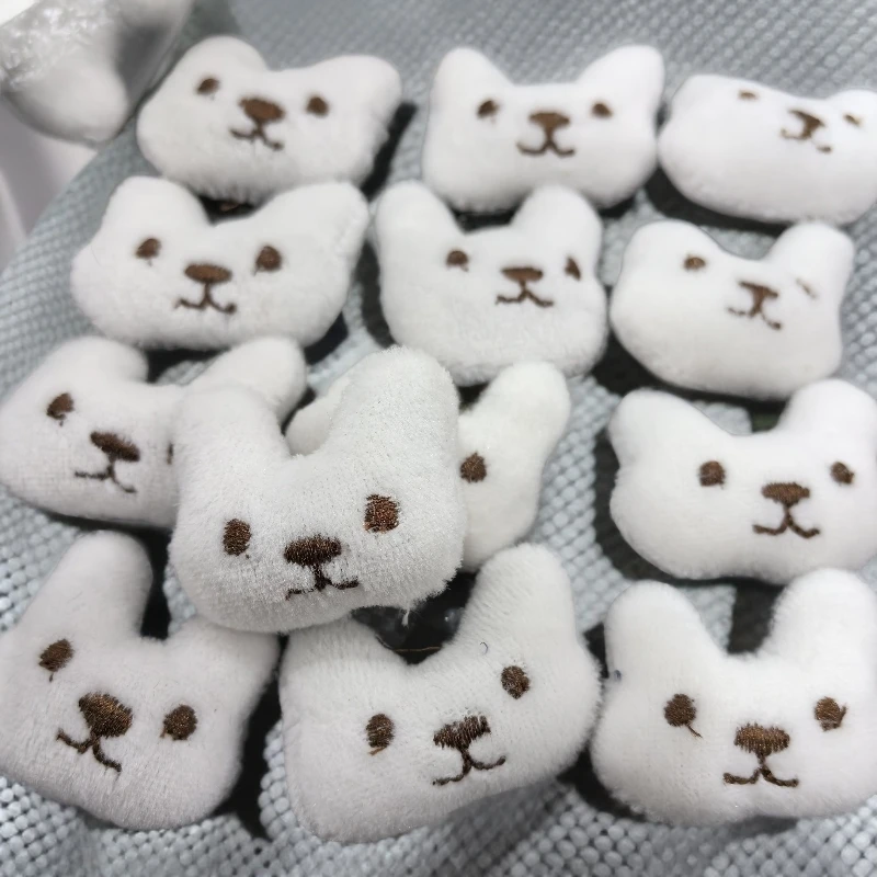 毛绒玩偶半成品DIY含卡通玩偶及配件 小兔两包飞