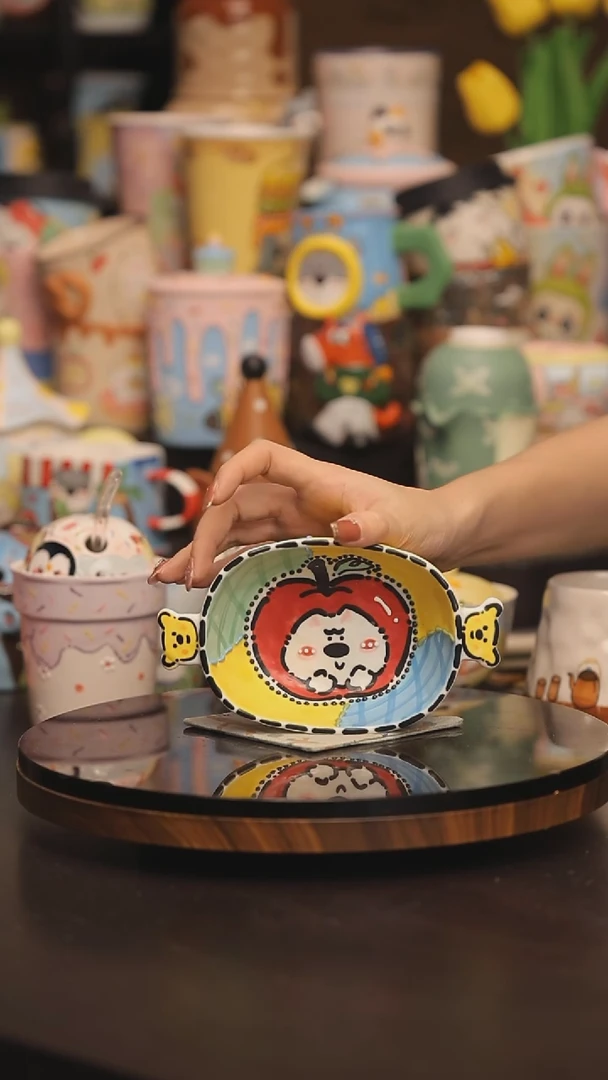 景德镇釉下彩绘设计师款式陶瓷