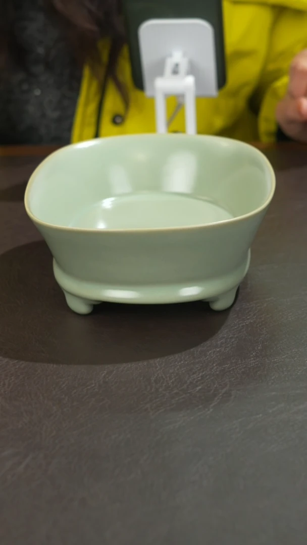 瓷宣宝汝瓷原矿原釉作品