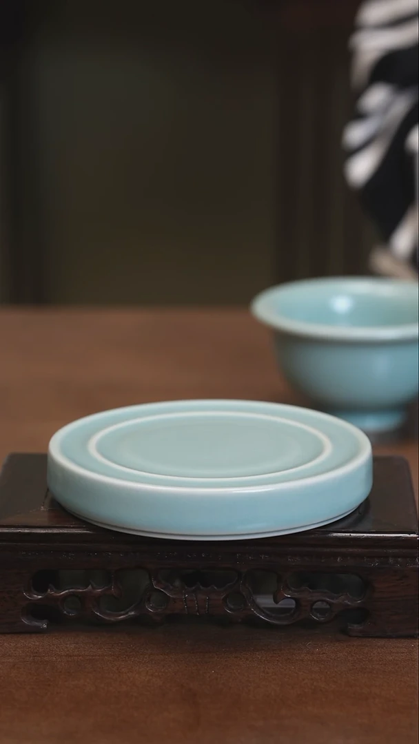 【闪购商品】清凉寺原产地汝瓷天元壶承