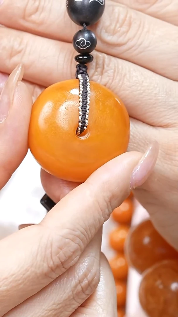 蜜蜡颈饰未镶嵌3094天然蜜蜡珠宝奇石云端妖孽全部保真