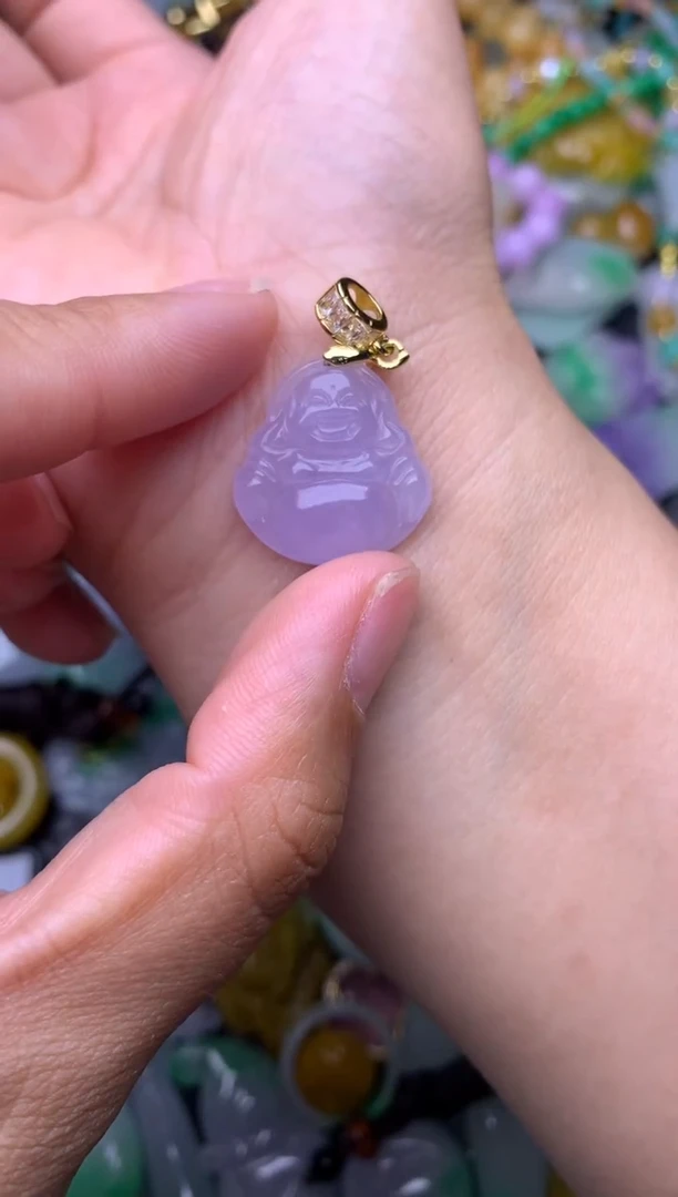 颈饰未镶嵌翡翠缅甸翡翠吊坠