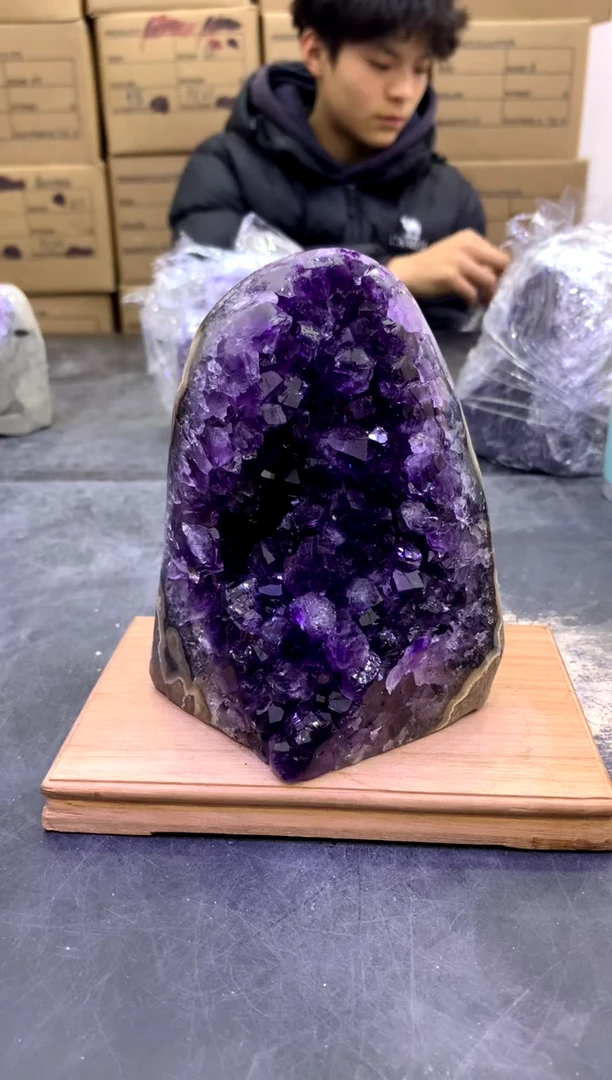 【闪购商品】水晶摆件未镶嵌天然紫水晶摆件550