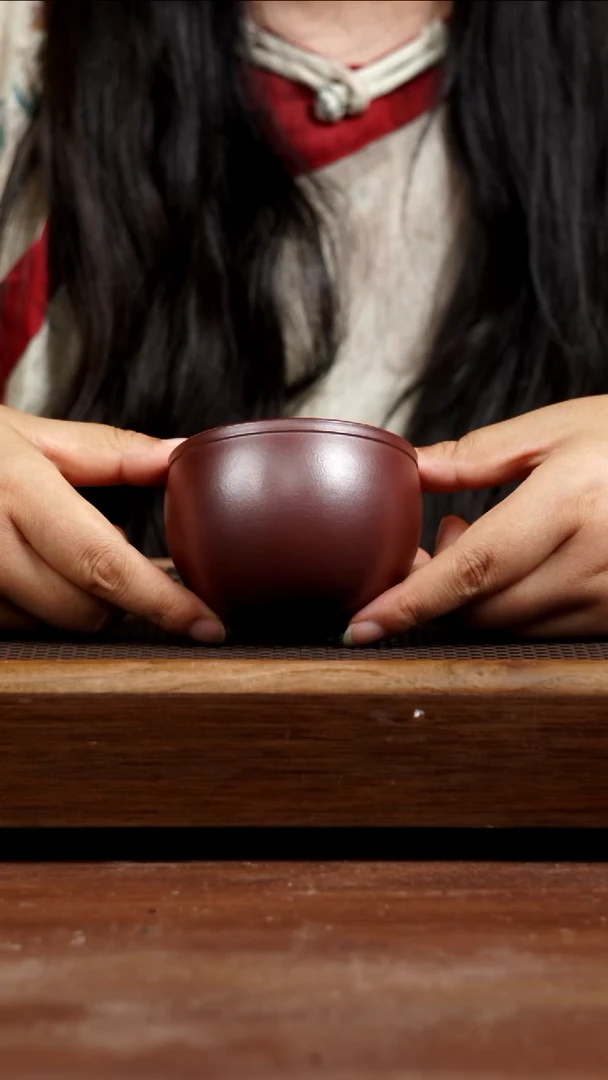 茶壶紫砂金龙血杯子150CC