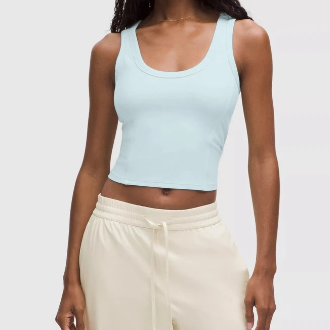 Sm**th nuls女士U领背心 固定杯垫裸感舒适 运动瑜伽透气6288