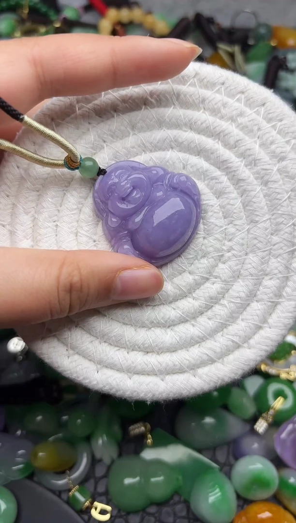 颈饰未镶嵌翡翠缅甸翡翠吊坠