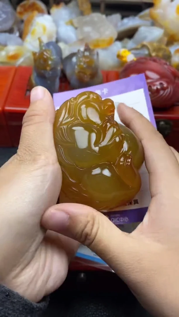 未镶嵌手把玛瑙/玉髓蜜*00