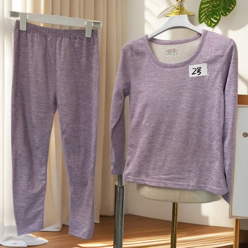 A303  舒适保暖女士秋衣秋裤套装