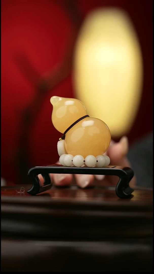 玉【福禄】天然玉石手把件