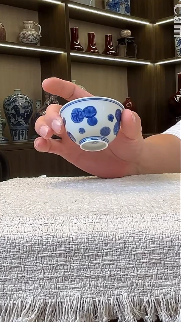 瓷片景德镇毛仔柴窑杯