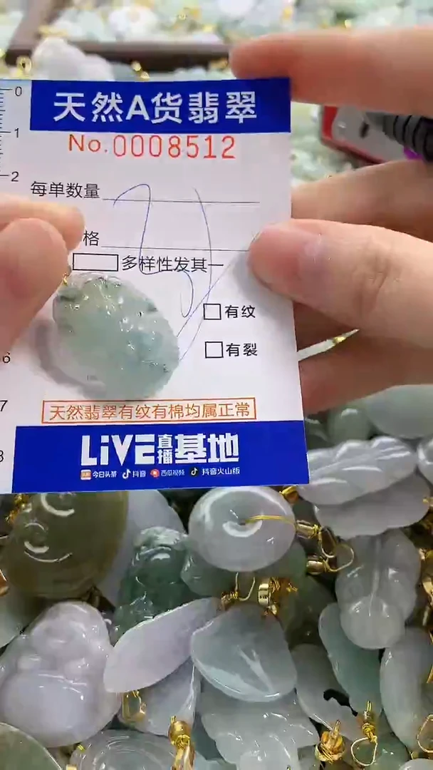 颈饰未镶嵌翡翠天然A货翡翠