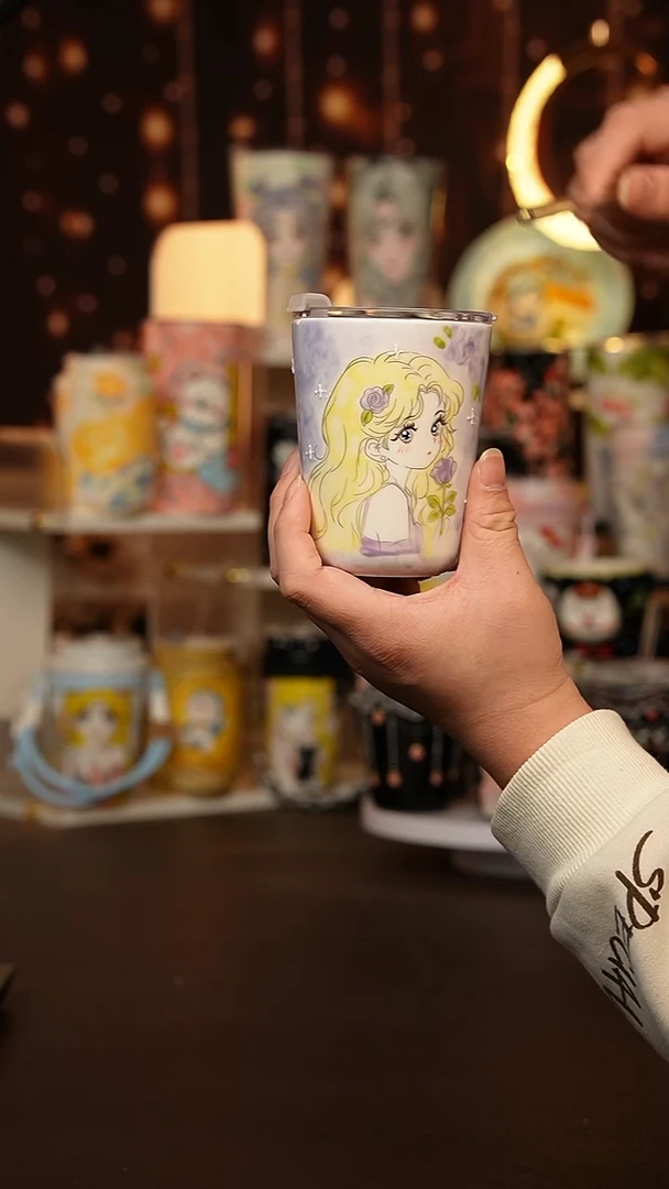 （玉泥）景德镇手工手绘文创陶瓷杯