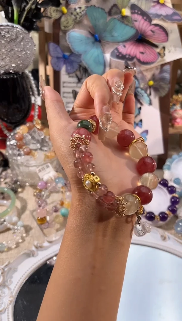 【闪购商品】水晶手链未镶嵌多样性发货颜色微差【拍两单！！】