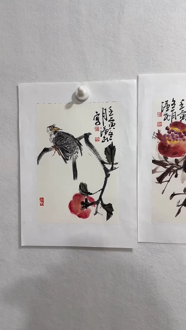 【闪购商品】国画粱汉民国画作品
