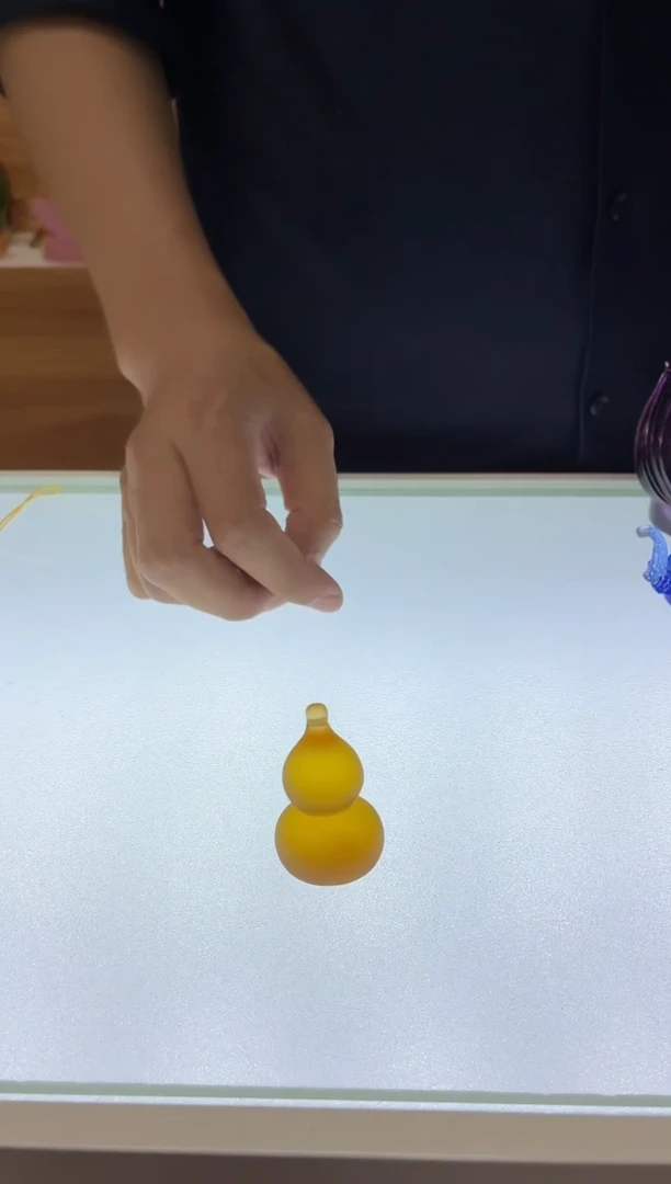 琉璃手工艺品葫芦手把件