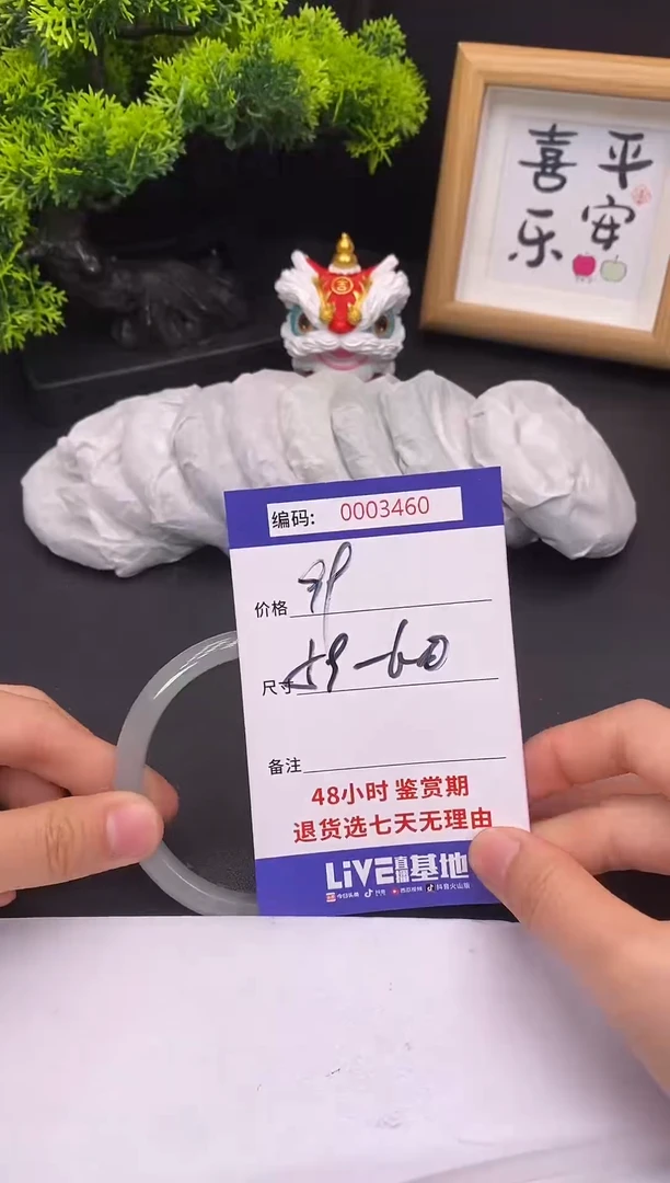 未镶嵌手镯翡翠0003460