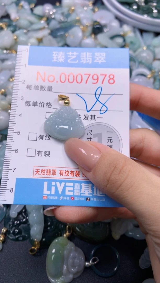 颈饰未镶嵌翡翠7978