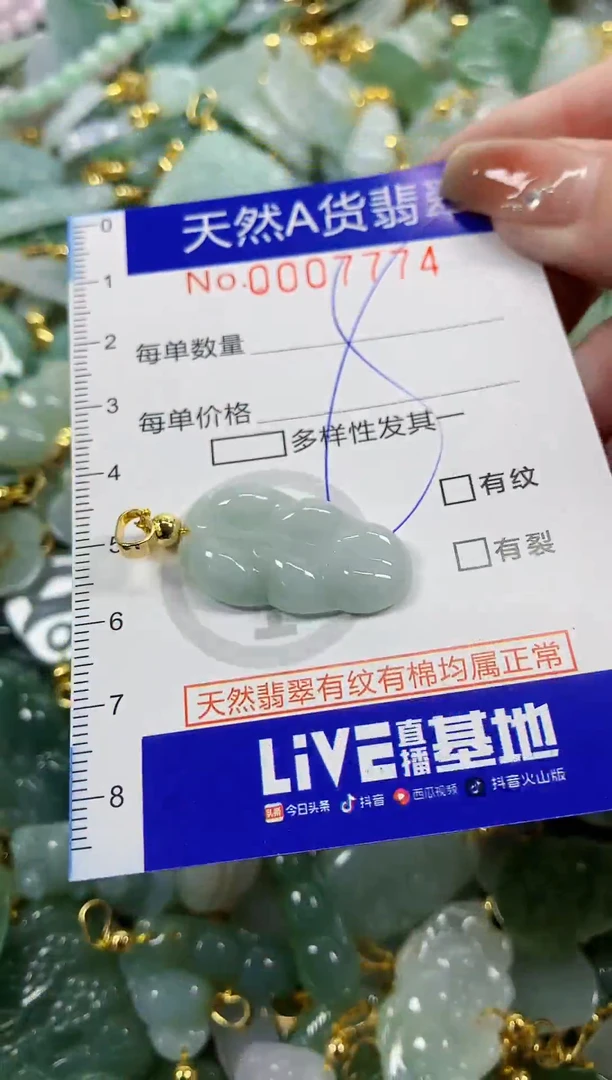 颈饰未镶嵌翡翠天然A货翡翠