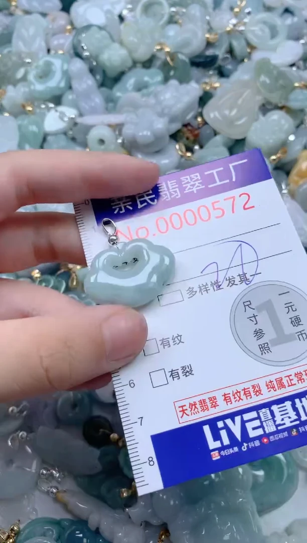颈饰未镶嵌翡翠572