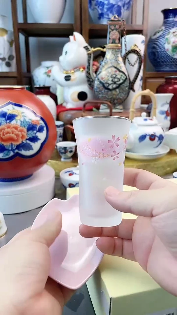 瓷片桂由美闻香杯两件套