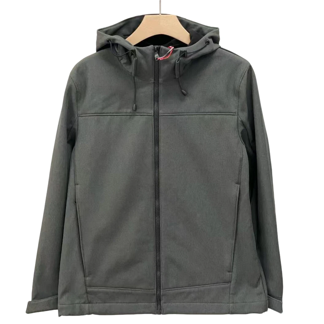 男士防风防水加绒冲锋衣保暖透气休闲软壳衣218款春秋连帽户外