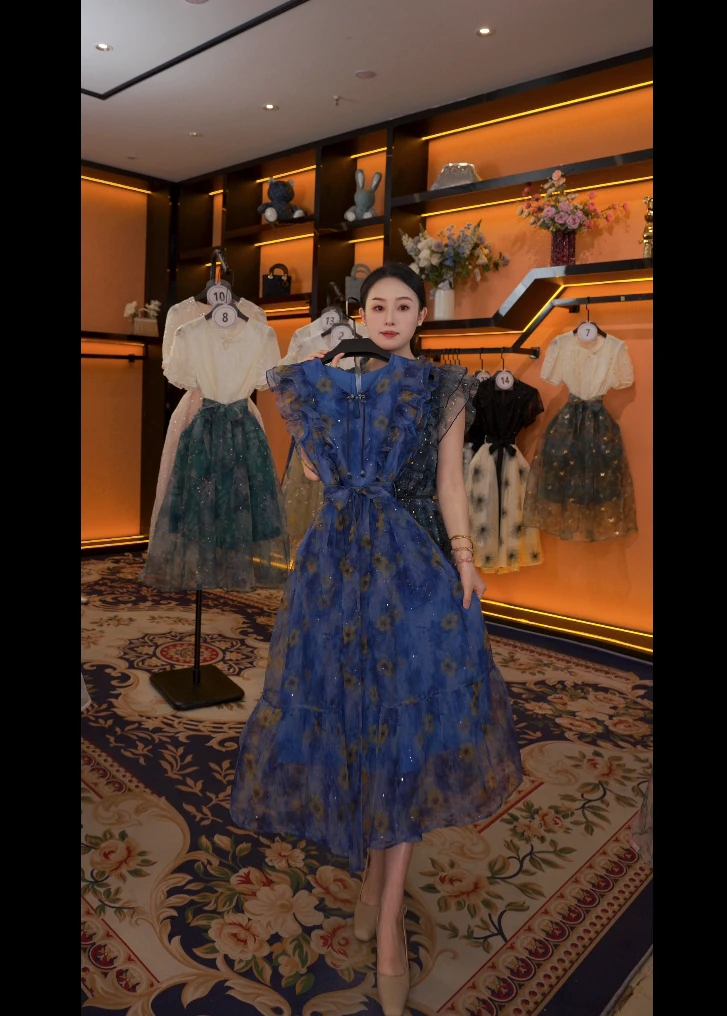 【M】夏季优雅百搭时尚显瘦气质连衣裙 GS-57160