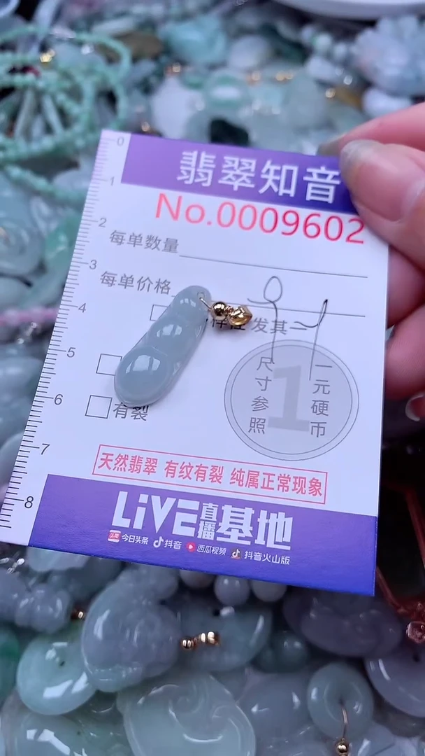 翡翠未镶嵌吊坠(不含链)9602