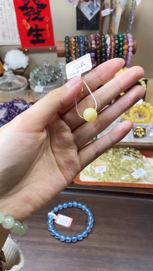 【闪购商品】蜜蜡手链未镶嵌11.5mm蜜蜡单珠