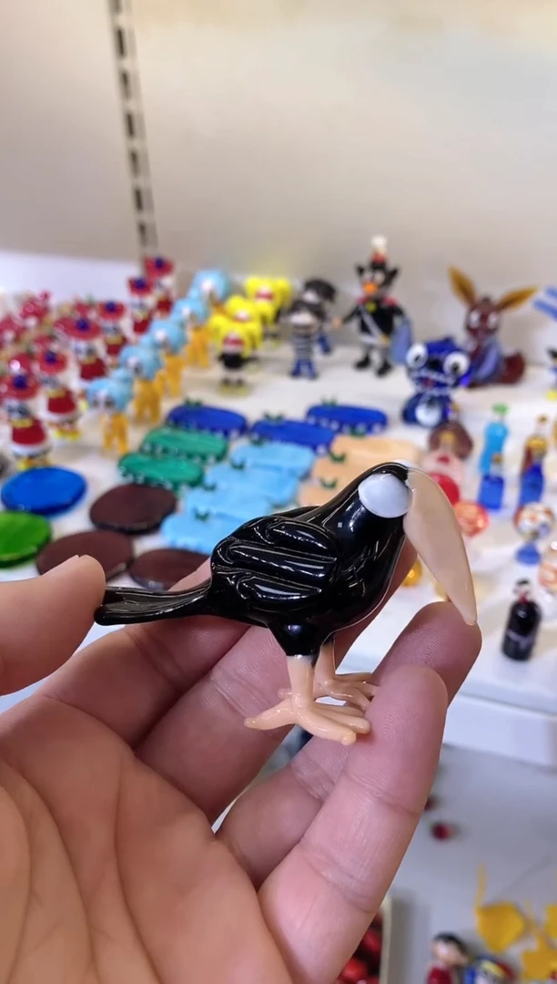 琉璃手工艺品?**限微瑕乌鸦