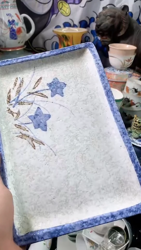 茶杯紫砂蓝**姬镰仓物语甄选瓷器14