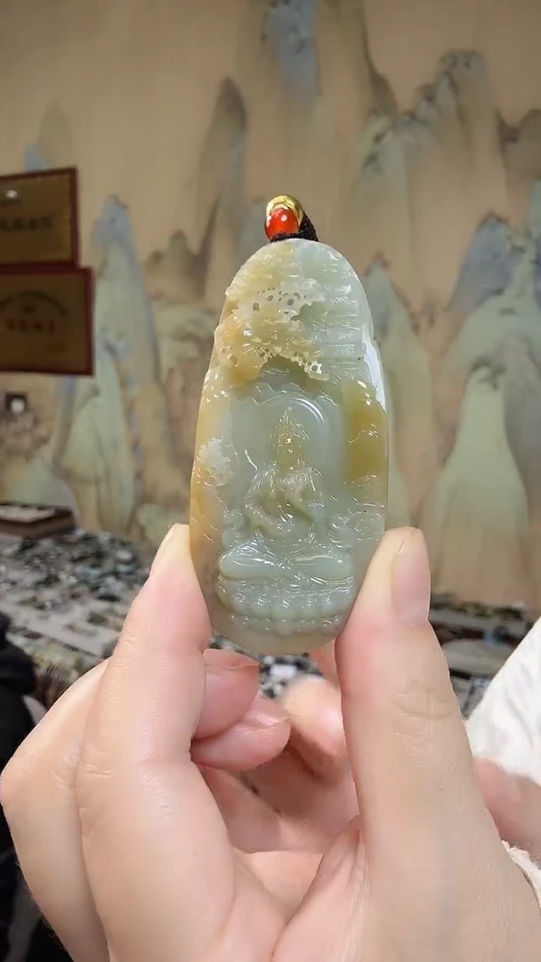 颈饰未镶嵌和田玉.