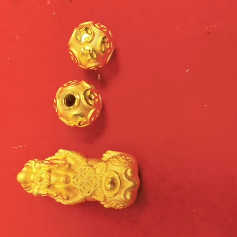 5.39克足金999貔貅转运珠