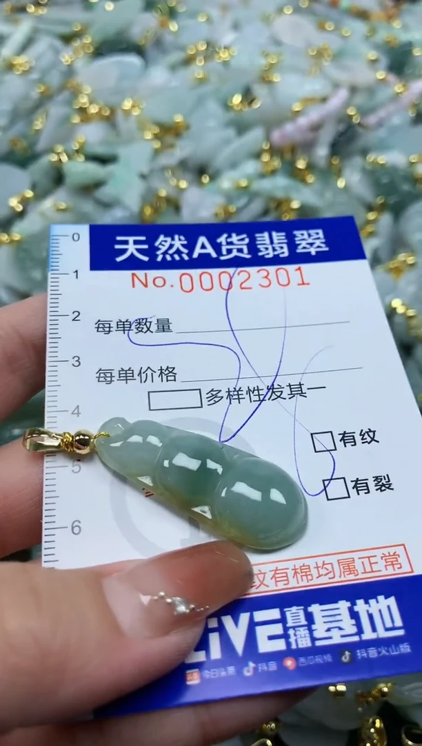 颈饰未镶嵌翡翠天然A货翡翠