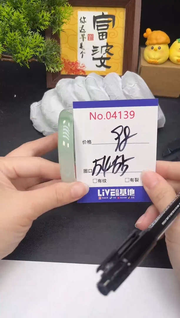 未镶嵌手镯翡翠4139