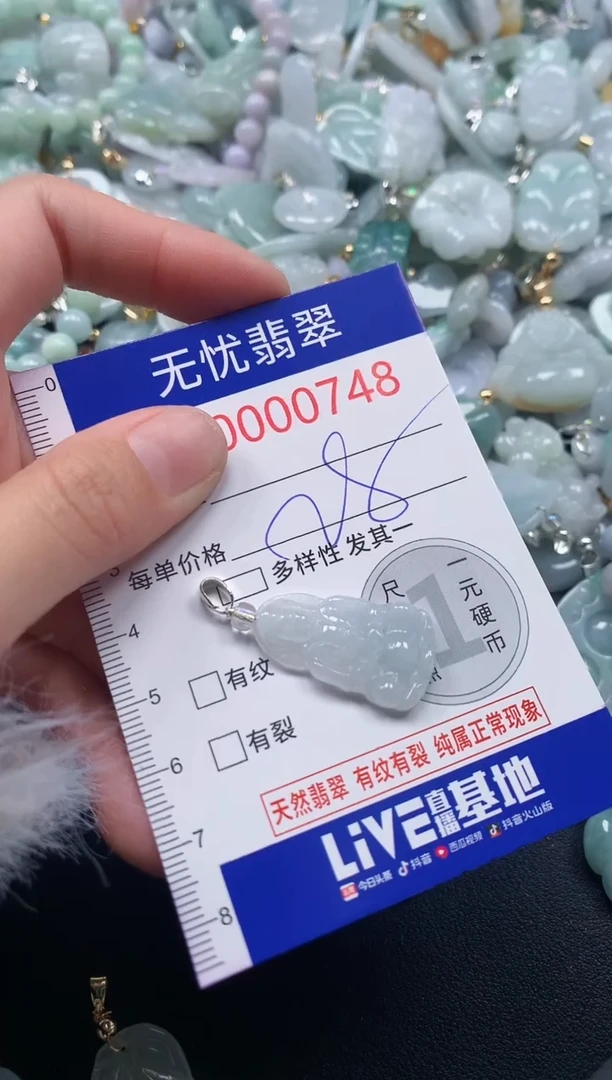 吊坠(不含链)未镶嵌翡翠748