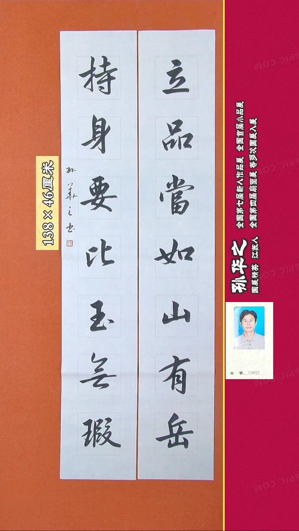 书法110R孙华之书法作品