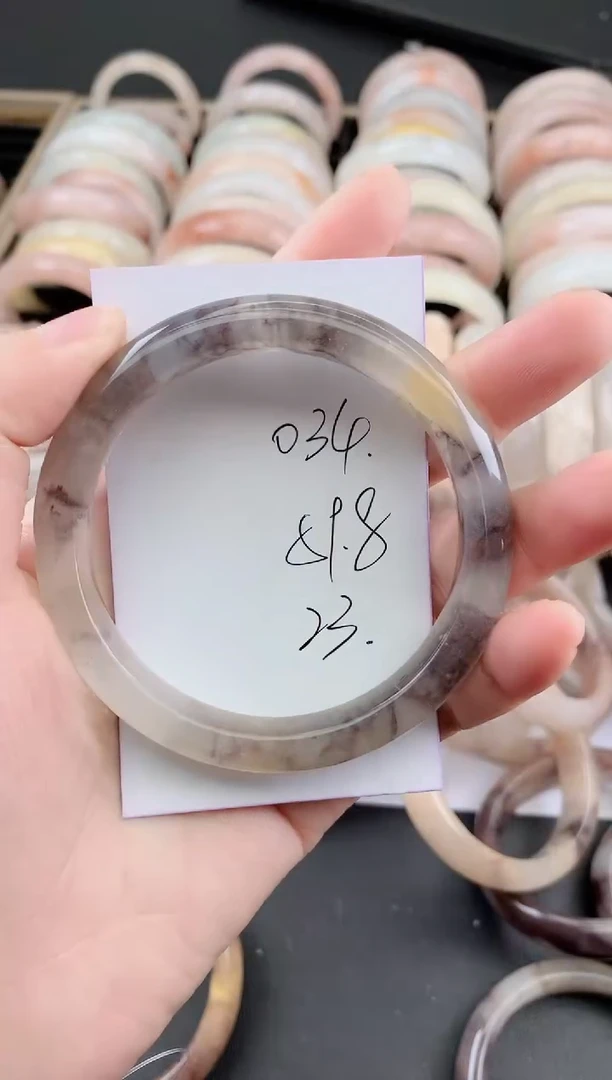 未镶嵌手镯石英质玉（金丝玉）034