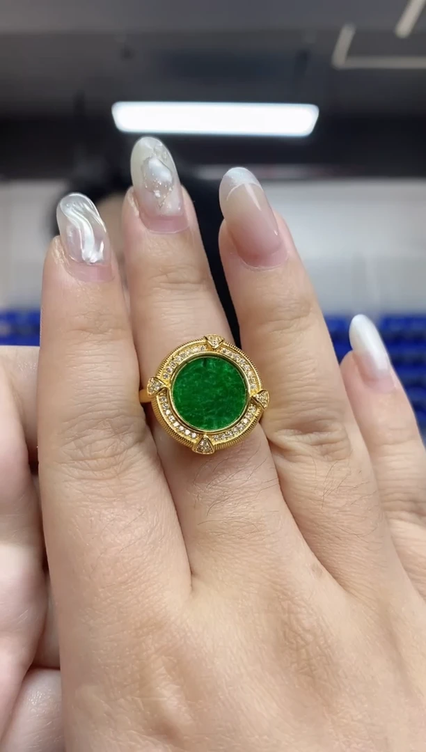 【闪购商品】翡翠项链银S925镶嵌多样性发其一颜色微差