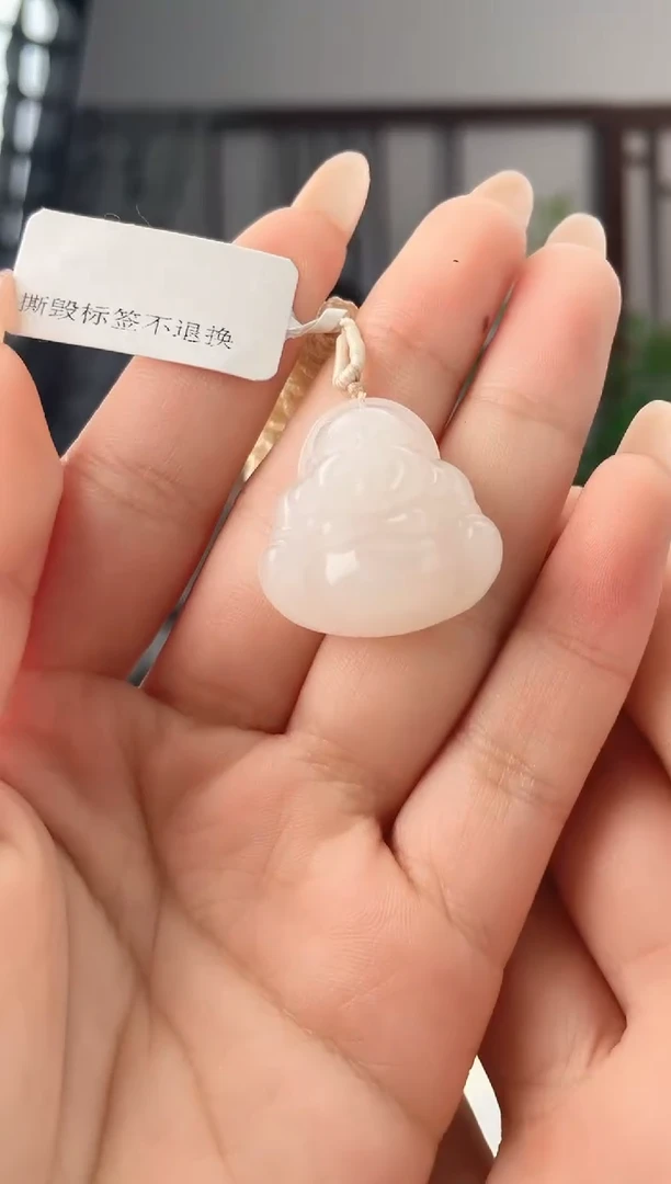 颈饰未镶嵌和田玉25白玉佛公 多样性发其一 xp